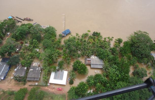 População de Abunã ficou desabrigada  depois da cheia (Foto: MAB Amazônia)