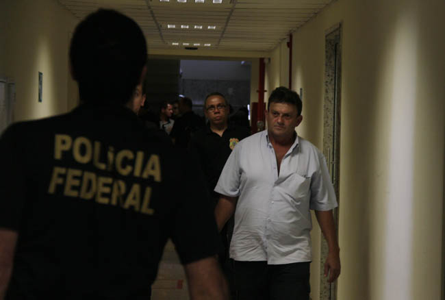 Acusado de participação nos crimes contra as meninas foi preso pela PF (Foto: Alberto César Araújo)  
