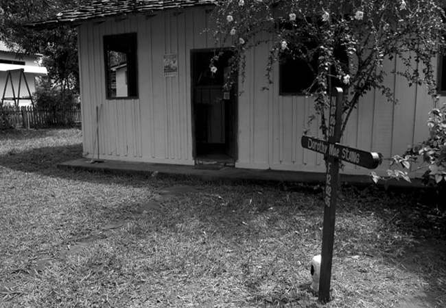 A casa na qual morou a irmã Dorothy Stang, em Anapu 