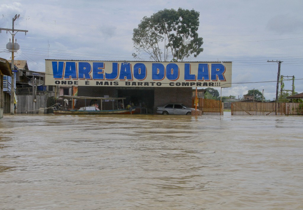 Cheia em Boca do Acre em 2015 (Foto: Alberto Cesar Araujo/Amazônia Real)