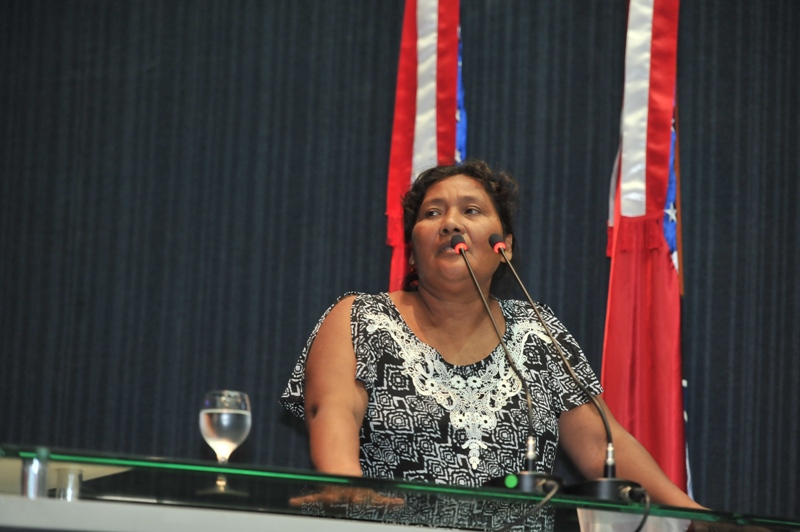 Dora Priante falou sobre as ameaças que sofria na Assembleia Legislativa em abril deste ano. (Foto: Alberto César Araújo/Aleam)