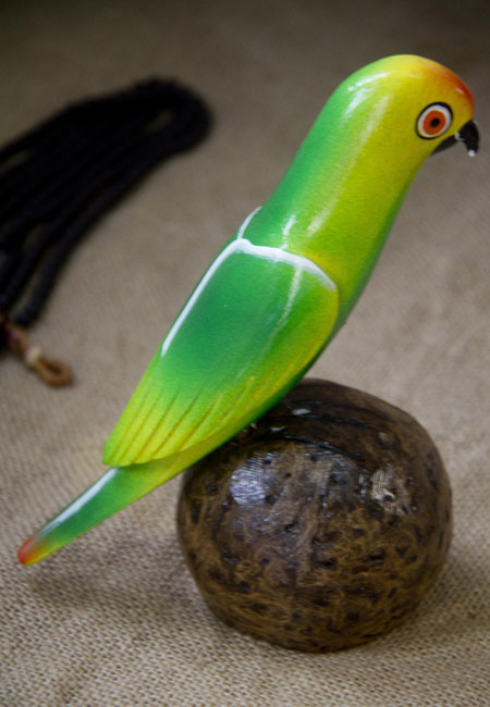 Escultura de papagaio (Foto: Alberto César Araújo/Amreal)