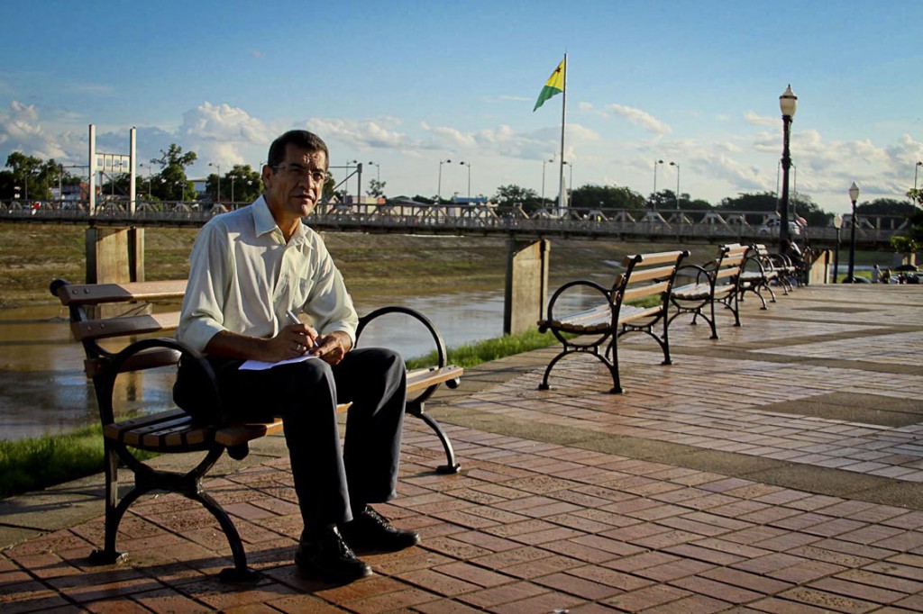 O jornalista Gerson Rondon (Fotos de Odair Leal/AmReal)