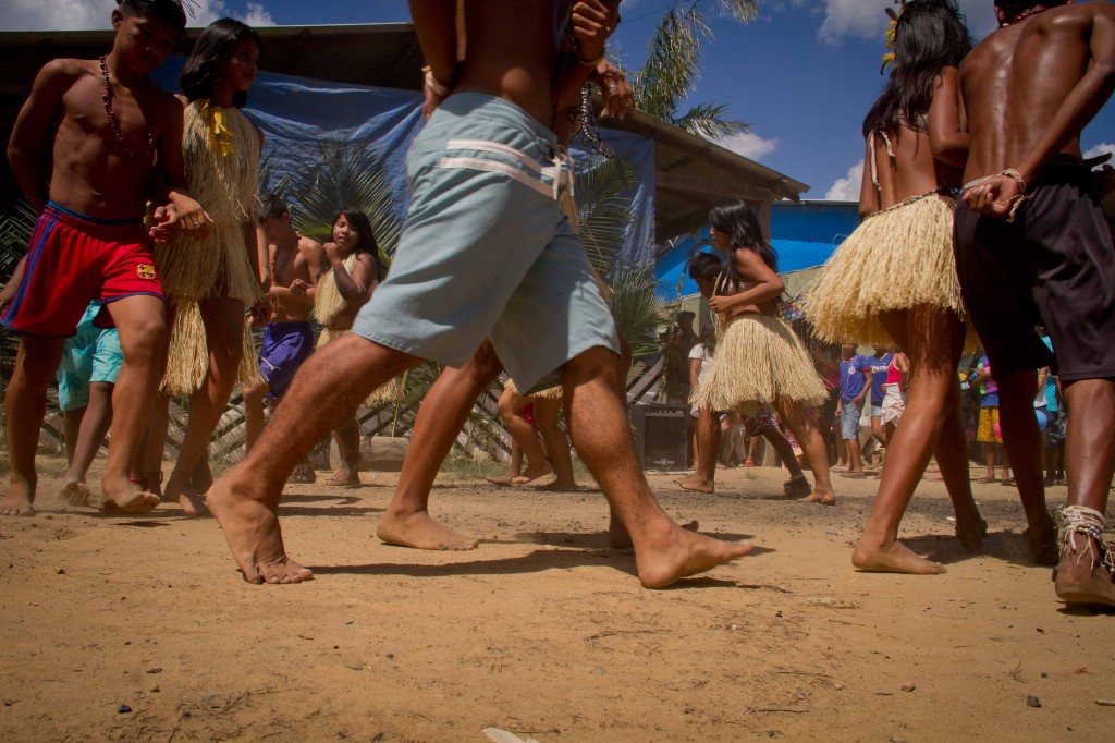 A Parque das Tribos foi criada no quintal de outra comunidade, a Cristo Rei (Foto: Alberto César Araújo/Amazônia Real)
