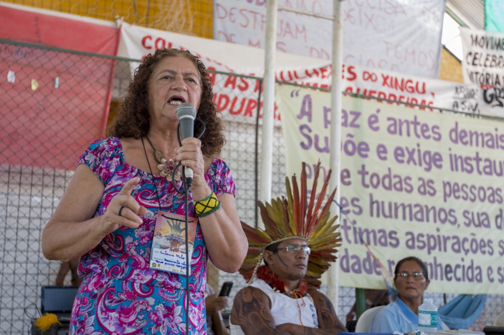 AntÔnia Melo, liderança do  Xingu Vivo (Foto: Ana Mendes/Amazônia Real)