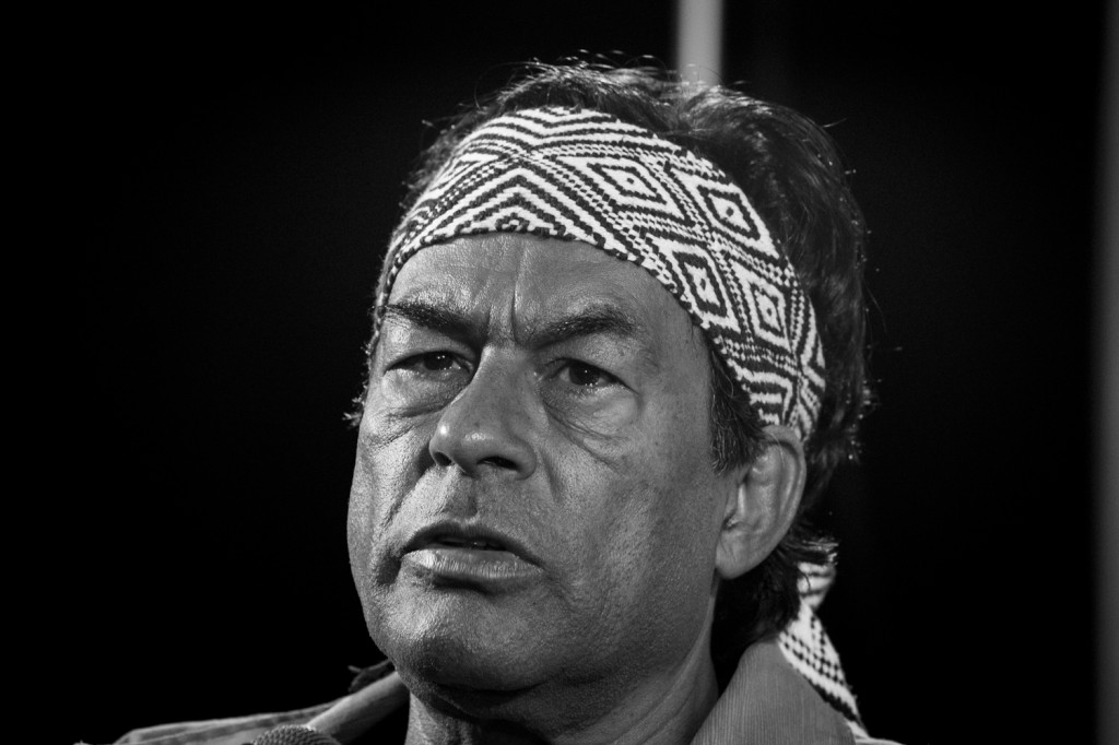 O líder do movimento indígena nacional, Ailton Krenak (Foto: Jackson Romanelli)