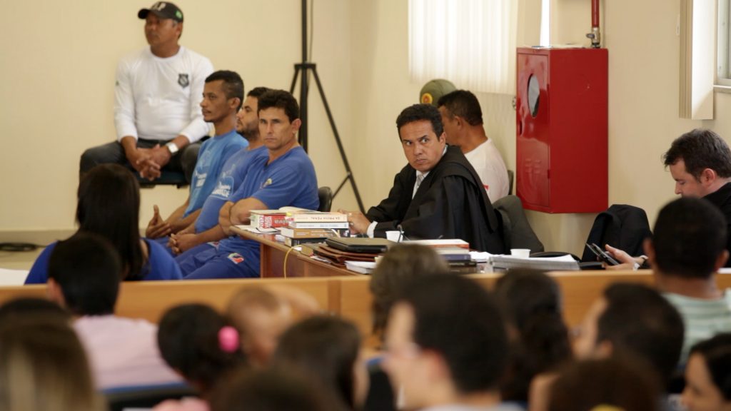 O julgamento dos acusados no Tribunal de Justiça do Pará (Foto cedida por Felipe Milanez) 