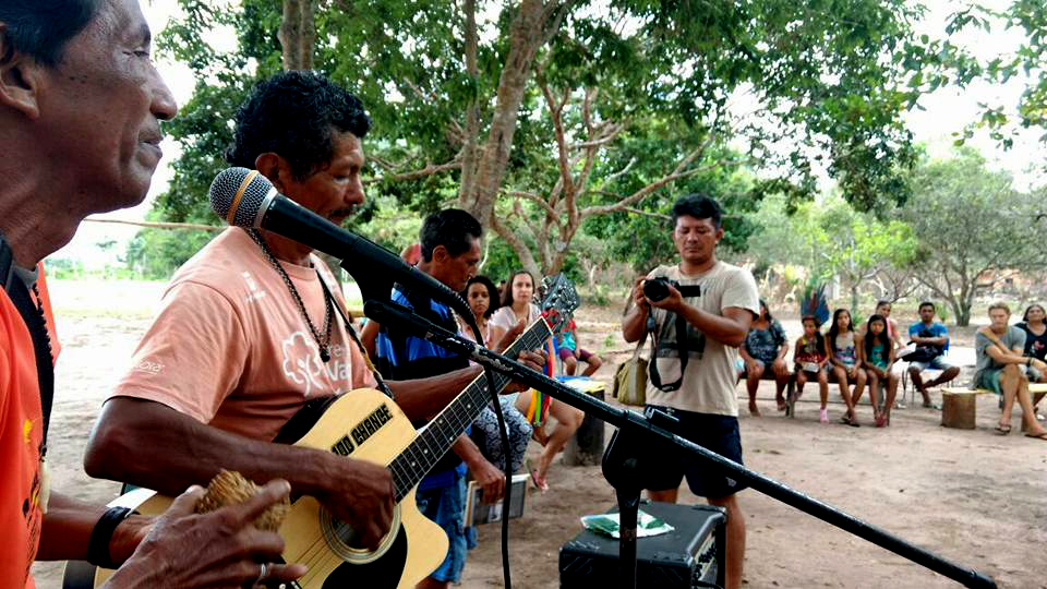Encontro dos povos indígenas do Baixo Tapajós na aldeia Aningalzinho (Foto: CGI/Facebook)