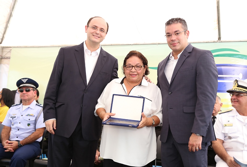 A secretária Graça Prola, em evento de homenagem do Dia da Mulher (Foto: Governo do Amazonas)
