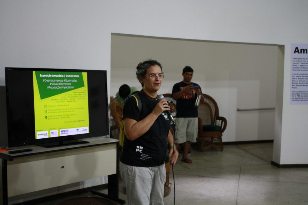 Pesquisadora Rita Mesquita, coordenadora de Extensão do INPA (Foto: Alberto César Araújo/Amazônia Real) 