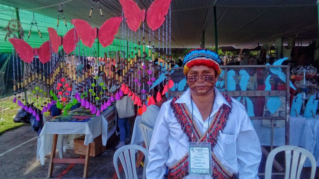 Domingos Peas, liderança indígena Achuar da Amazônia equatoriana. (Foto:Fábio Zuker/Amazônia Real)