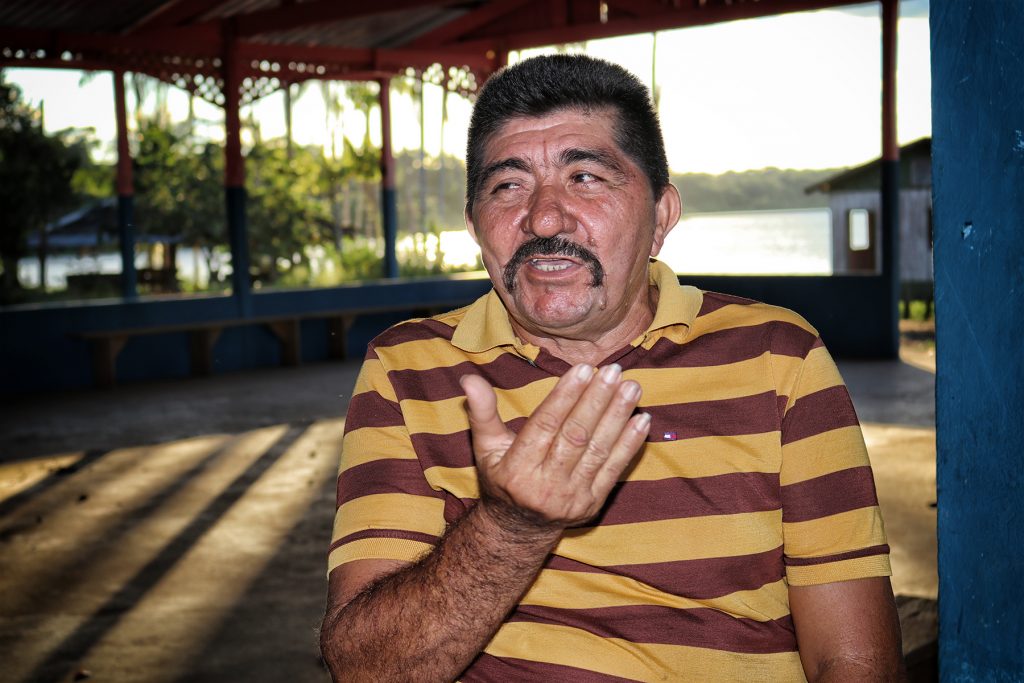 O agente ambiental Luís Sérgio dos Reis. (Vandré Fonseca/Amazônia Real)