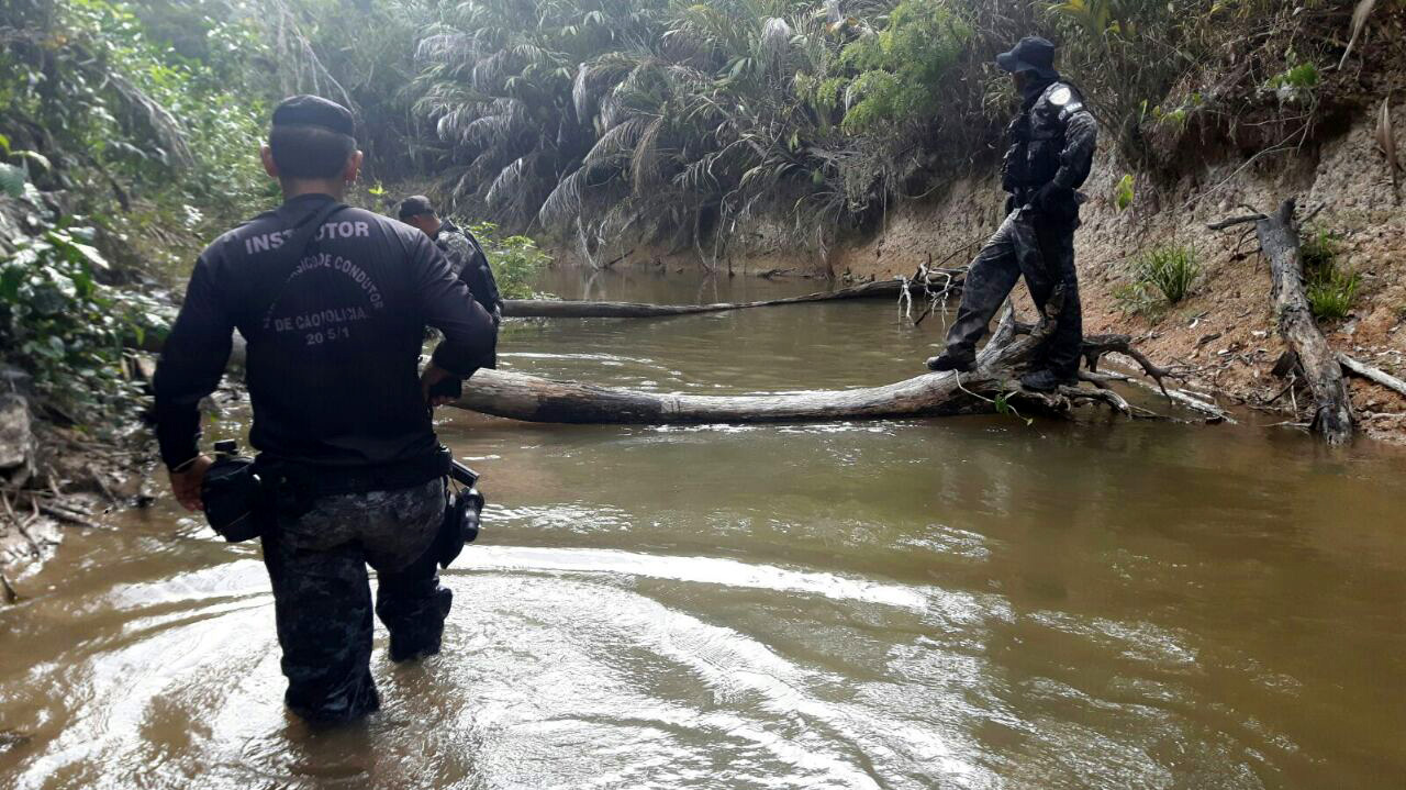 Polícia Militar encerra sem sucesso buscas aos garimpeiros sumidos na reserva Uatumã
