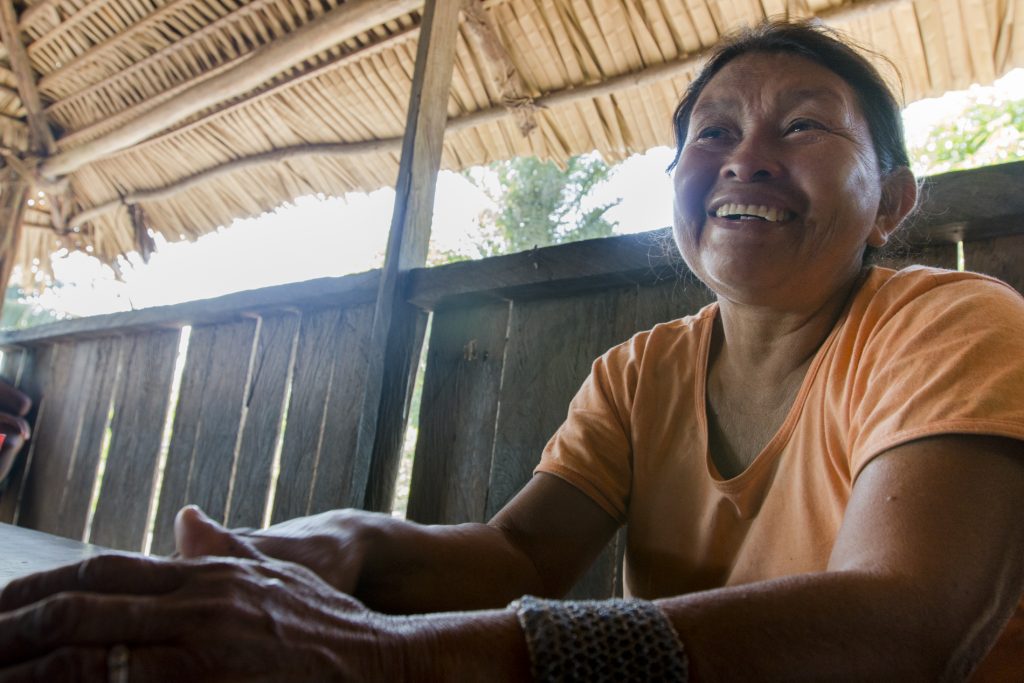 Juquita Akay Munduruku, mulher do cacique Juarez Munduruku (Foto: Ana Mendes/Amazônia Real)