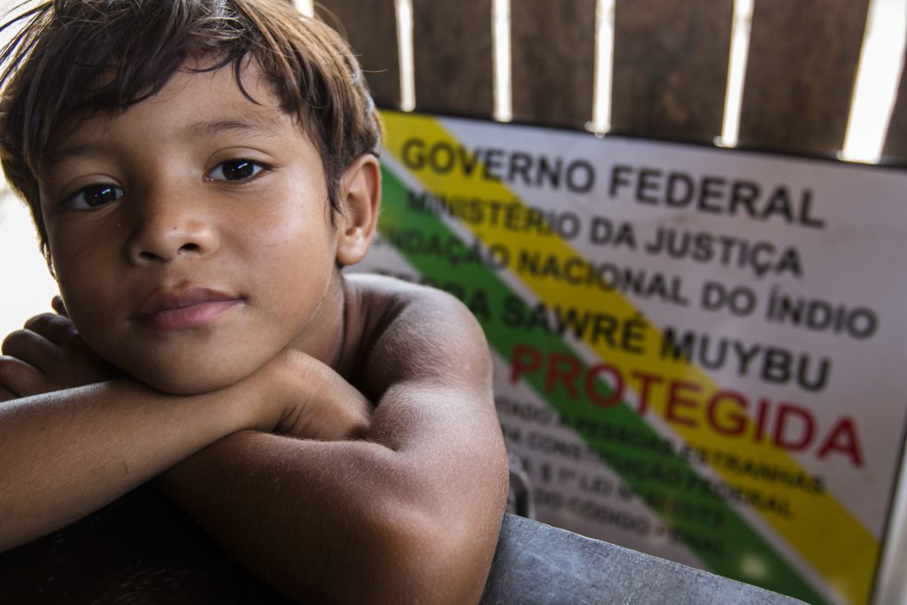 Joadri Saw Munduruku, 6 anos (Foto: Ana Mendes/Amazônia Real)