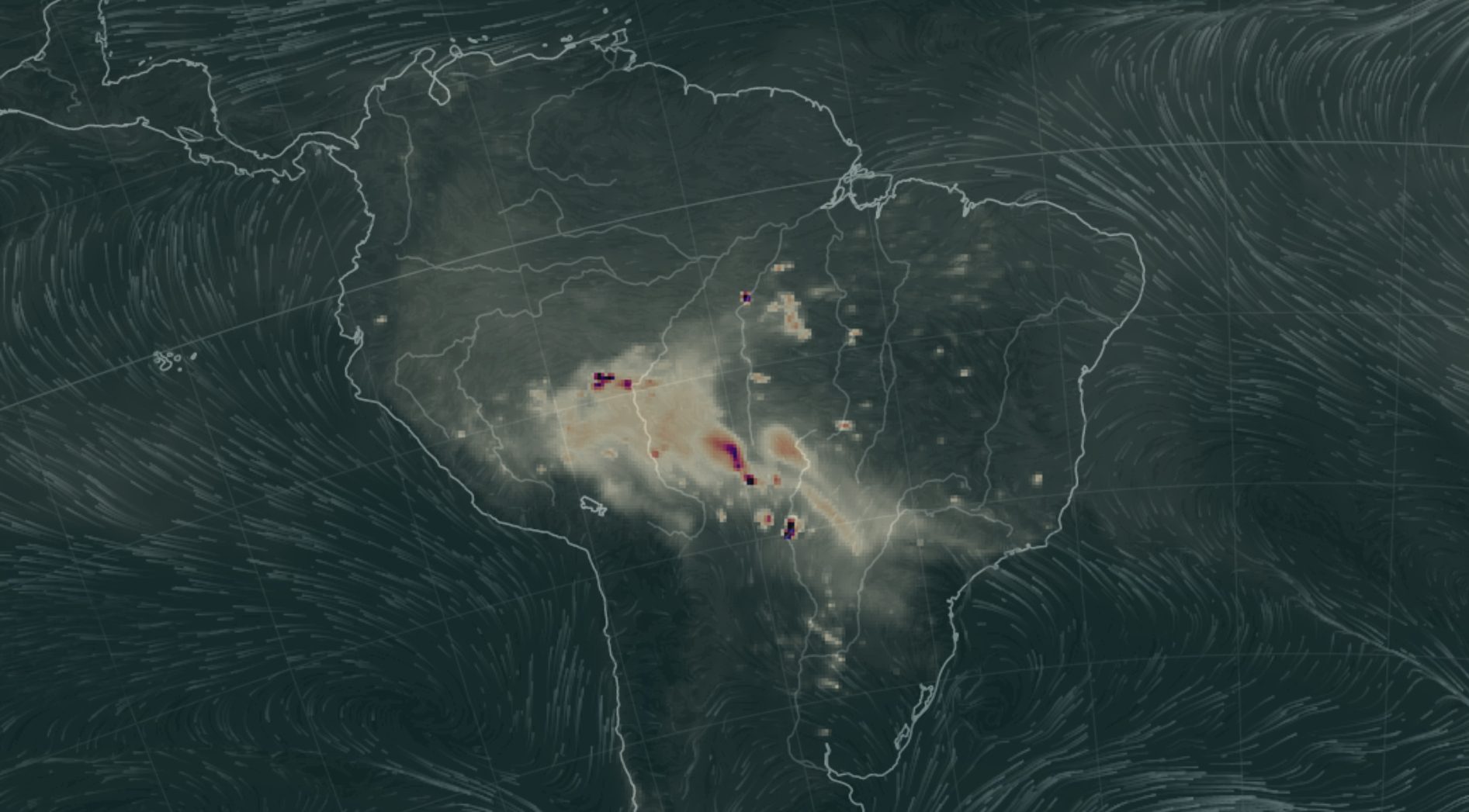 Amazônia em Chamas: fumaça das queimadas avança sobre a região Sudeste
