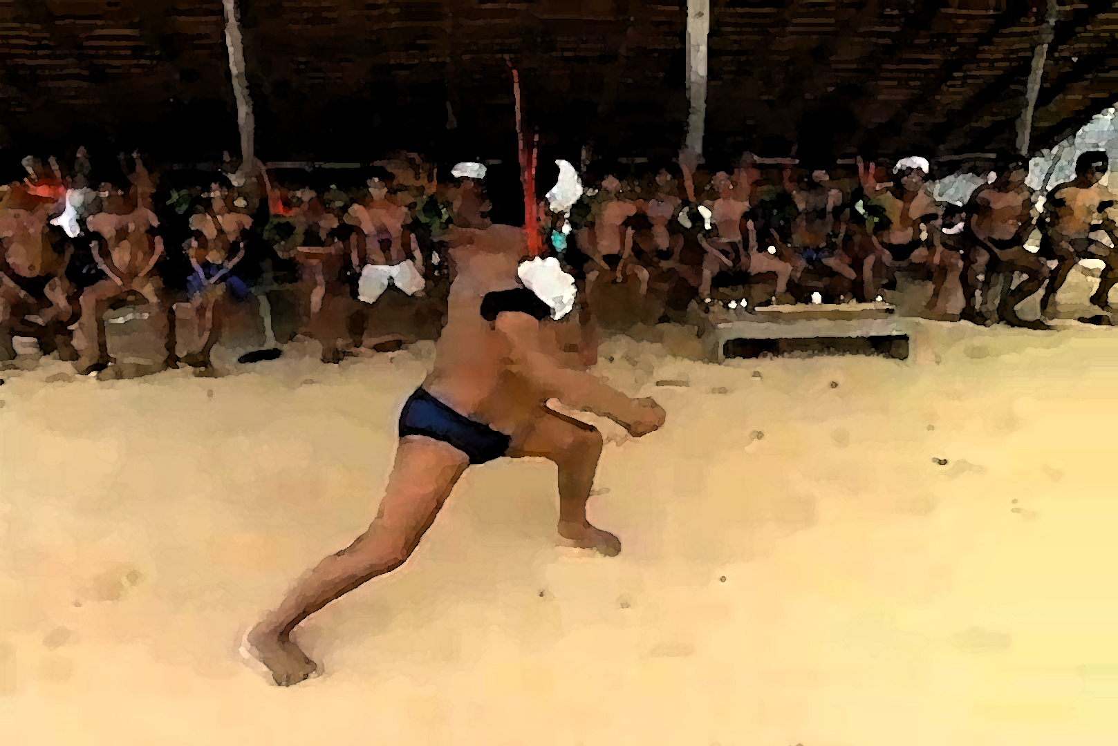 Sepultamento de Yanomami vítima da COVID-19