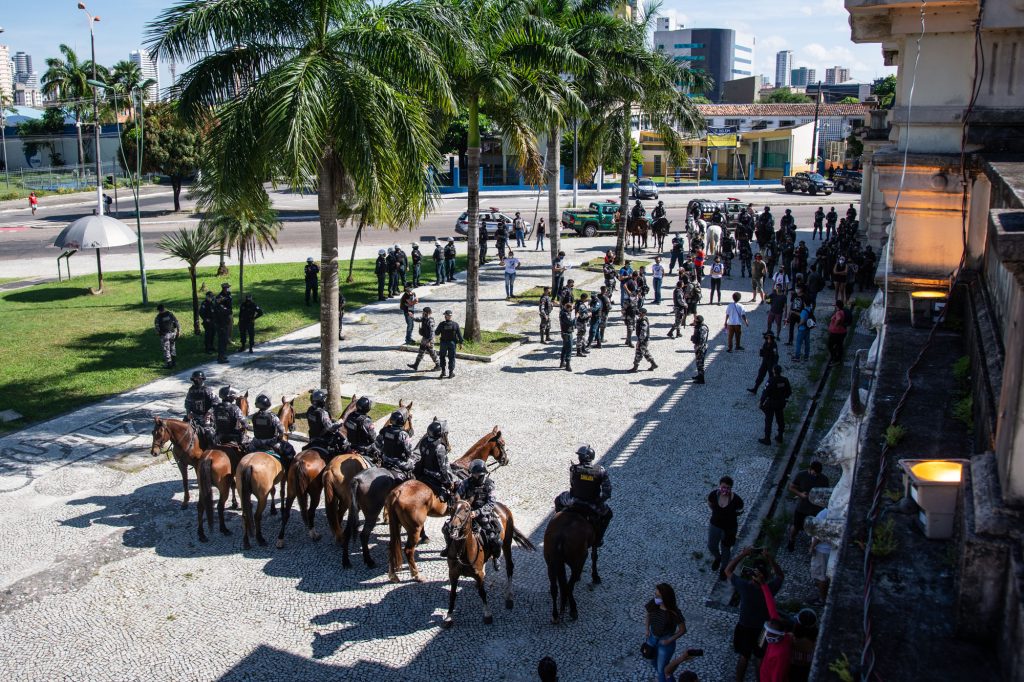 Manifestação antirracista em Belém (Foto Cícero Pedrosa Neto