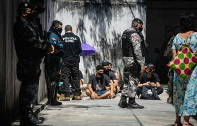 Manifestação antirracista em Belém (Foto Cícero Pedrosa Neto