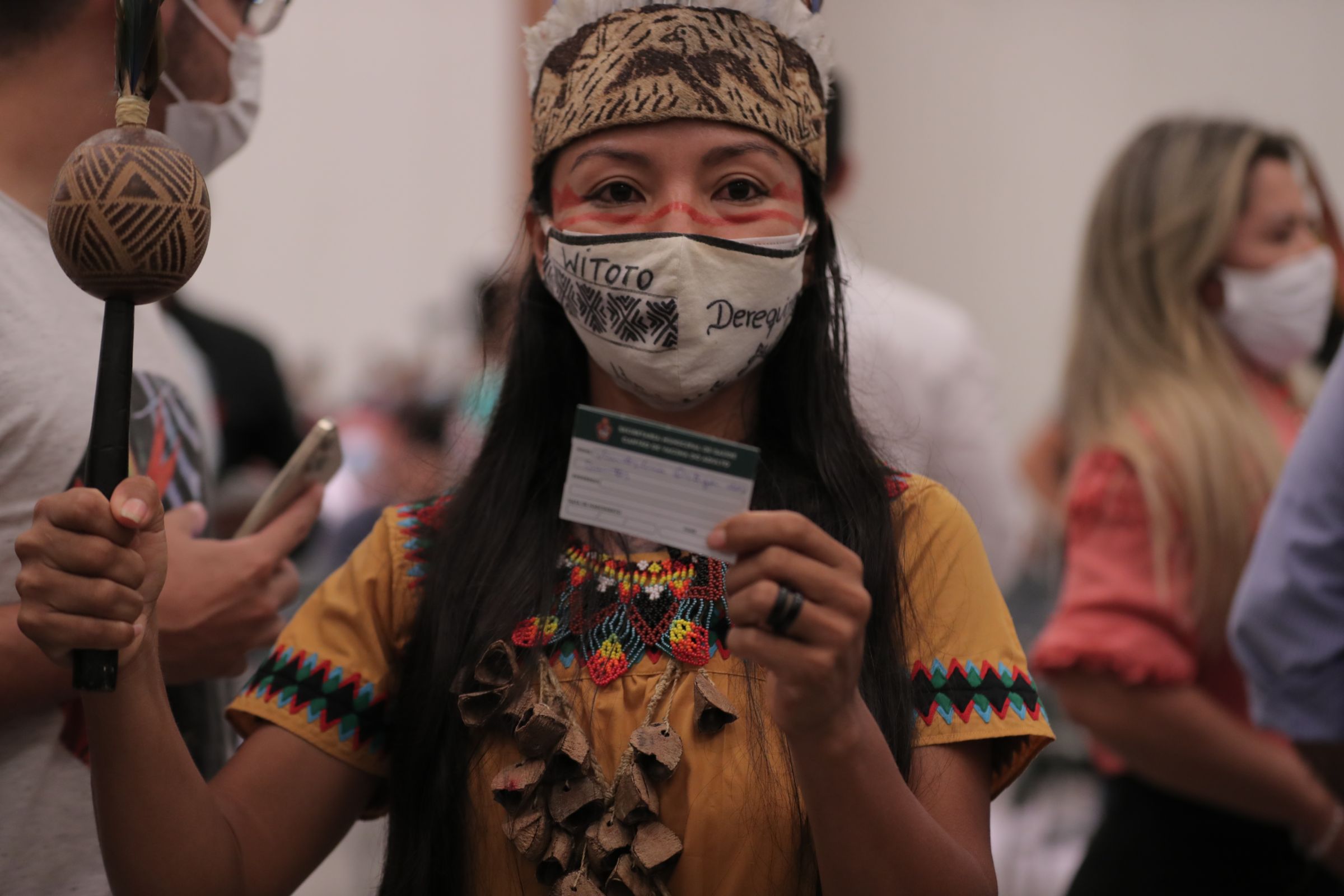 Vanda Ortega Witoto, 1ª vacinada no Amazonas, fala sobre ataques misóginos
