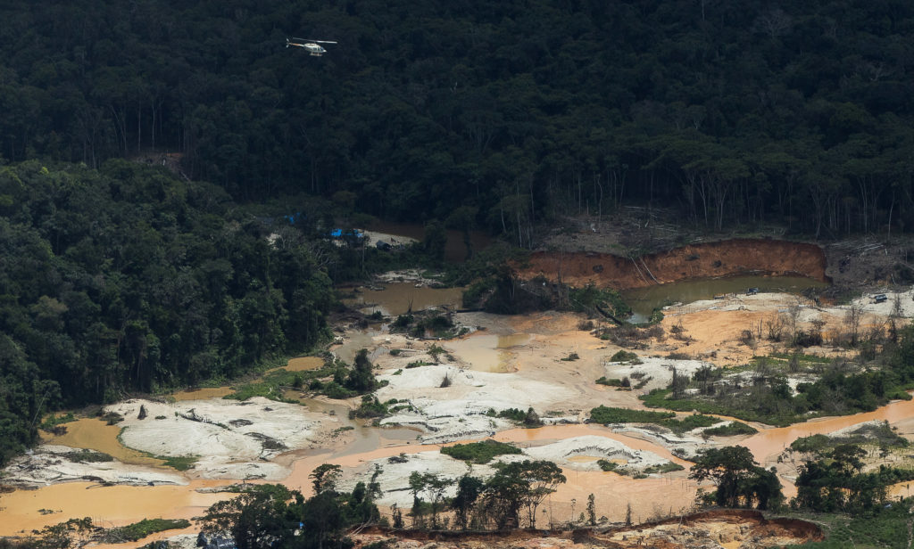 Pilots and aircraft owners working in the area have also been getting richer, some earning as much as R$ 200,000 a week, according to the Federal Police. They are responsible for the logistics that supports the mining activities at the TI (Photo: Bruno Kelly/Amazônia Real)