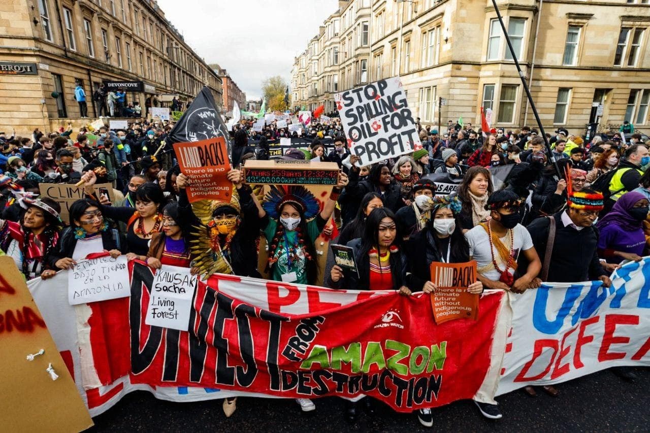 COP26: Jovens protestam contra o “blá blá blá” de líderes mundiais