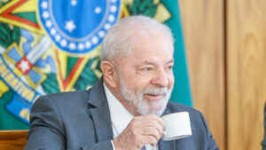 O presidente da República, Luiz Inácio Lula da Silva, durante um café com jornalistas. (Foto: Ricardo Stuckert/PR/2022)