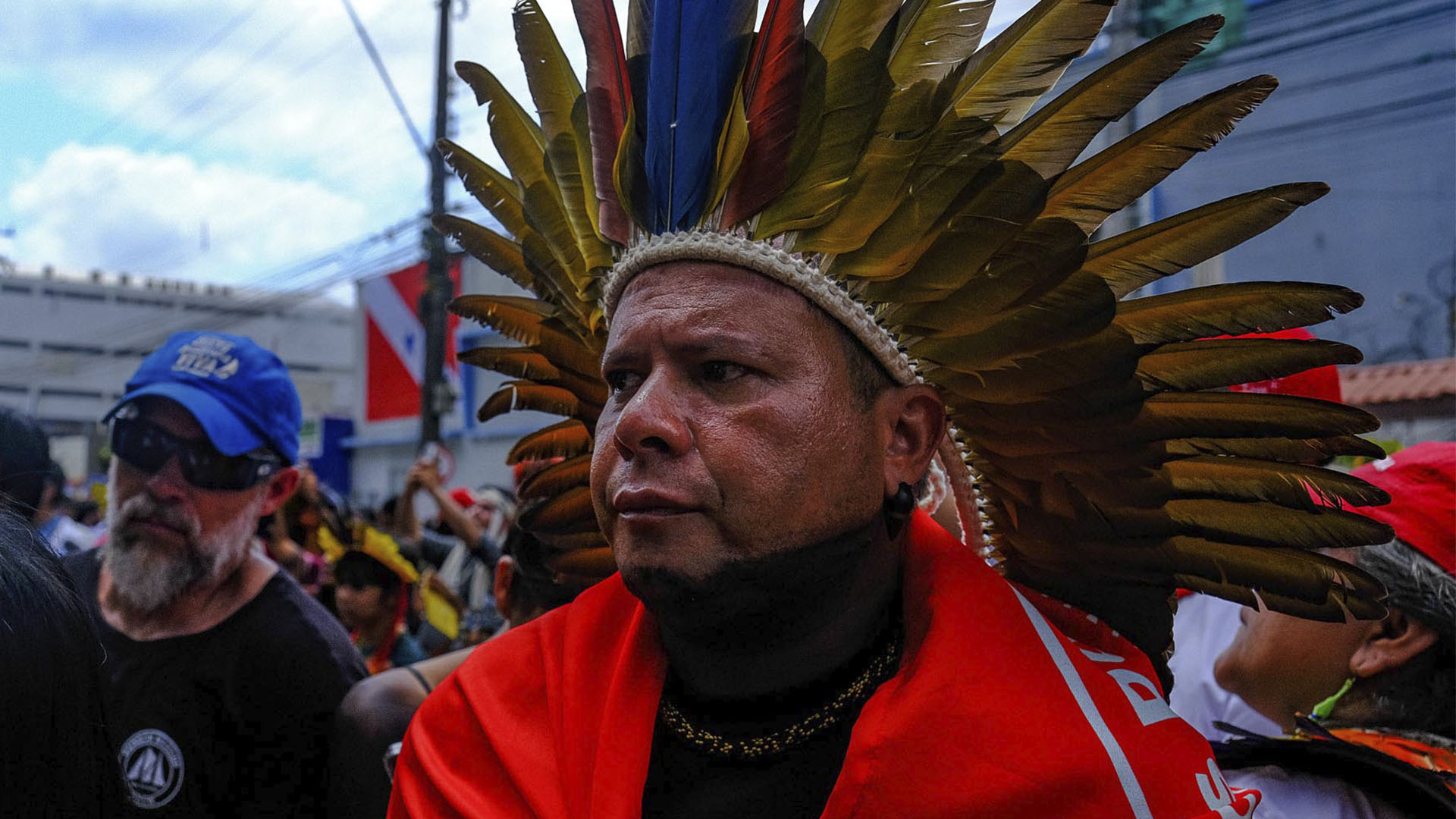 Kleber Karipuna, coordenador executivo da Articulação dos Povos Indígenas do Brasil (APIB) (Foto: Alberto César Araújo/Amazônia Real/2025).