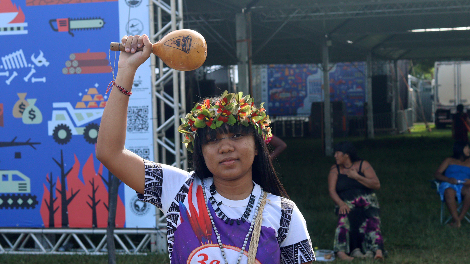 A voz de Janiely Truká no ATL 2026: luta pela Terra, Memória e Futuro